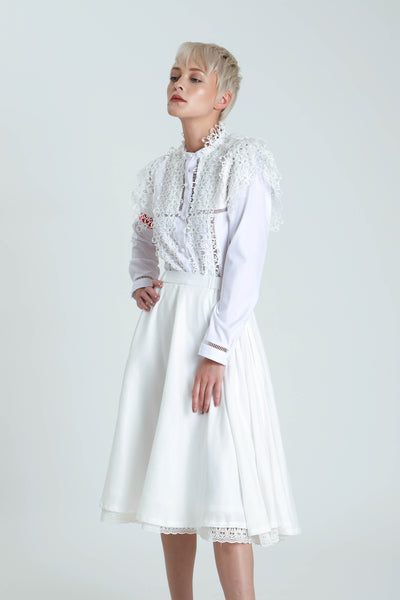 Akemono Lace Voile Skirt