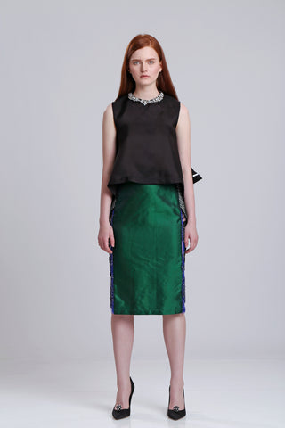 Duchesse Lace Panel Skirt