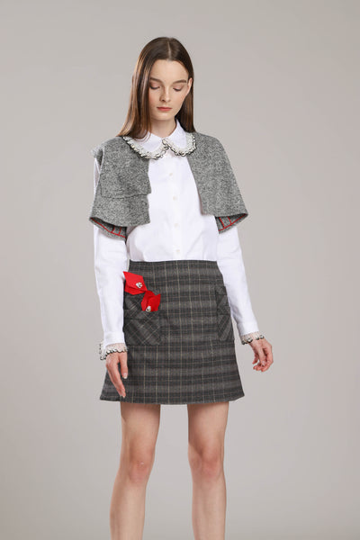 Bedford Mini Checkered Skirt