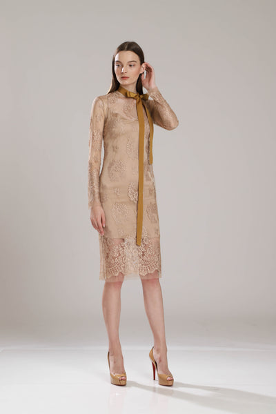 Caitlyn French Chantilly Lace Dress