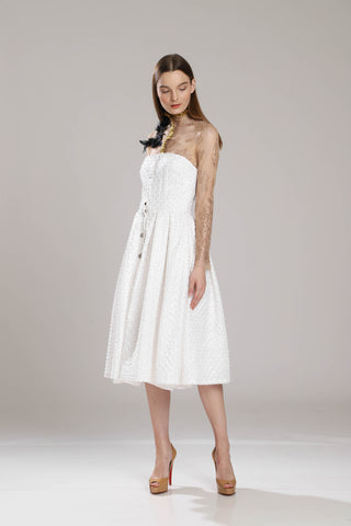 Curtis Fully Beaded  Embroidered Dress