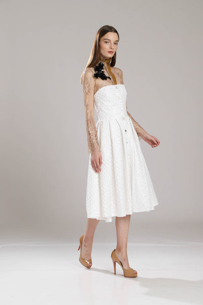 Curtis Fully Beaded  Embroidered Dress