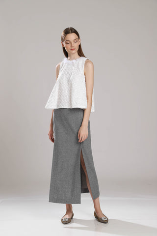 Berquist Wool Long Pencil Skirt
