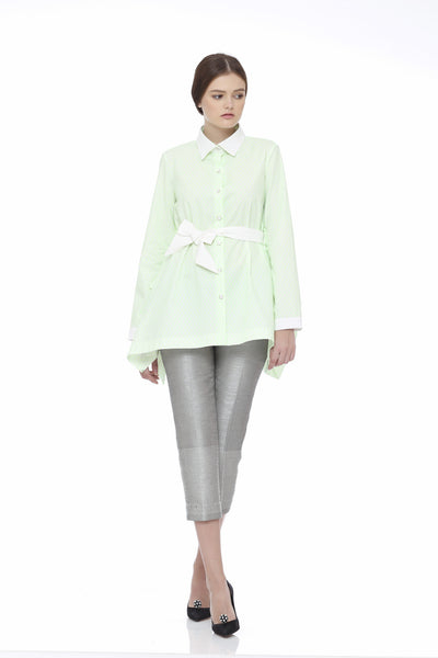 Oversize Neon Glitter Shirting