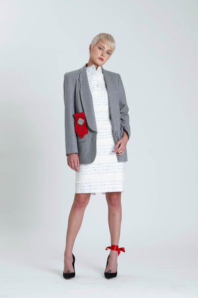 SIlverston Wool Contoured Collar Jacket