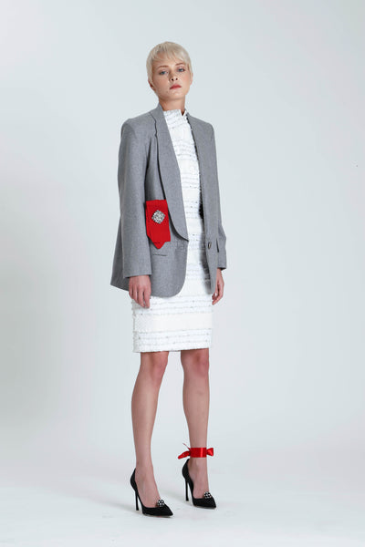 SIlverston Wool Contoured Collar Jacket