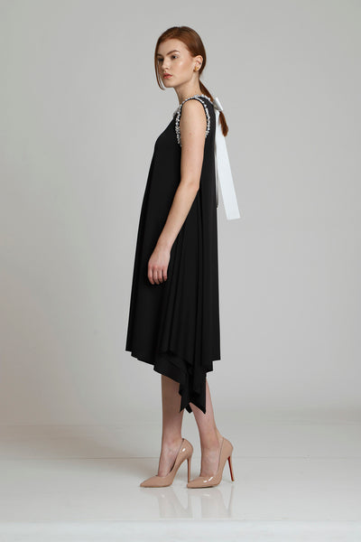 Catasetum Oversize Dress with Back Ribbon