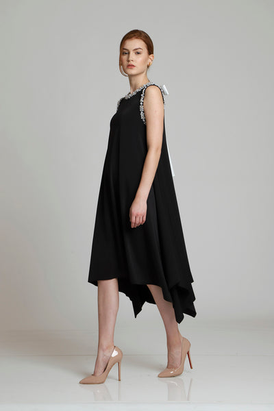 Catasetum Oversize Dress with Back Ribbon