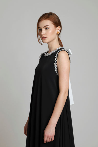 Catasetum Oversize Dress with Back Ribbon