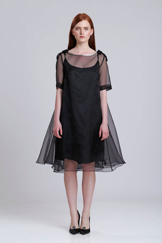 Silk Organza Oversize dress