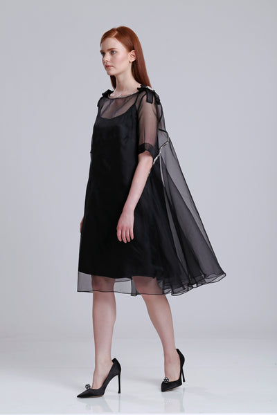 Silk Organza Oversize dress