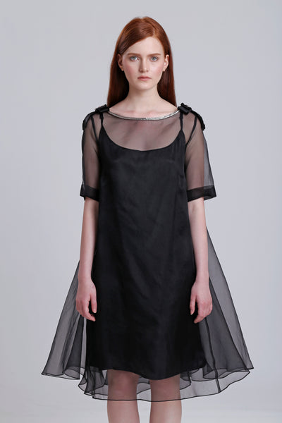 Silk Organza Oversize dress