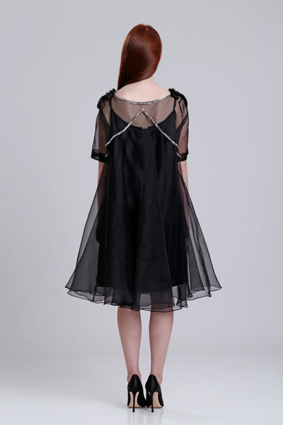 Silk Organza Oversize dress