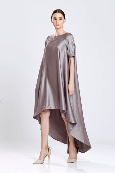 Des Jacotin Silk Cady Oversize Day Dress