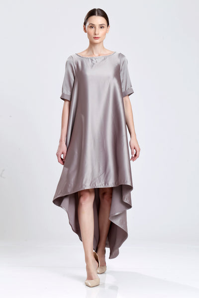 Des Jacotin Silk Cady Oversize Day Dress