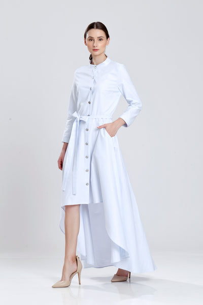 Delambre Uneven Shirt Dress