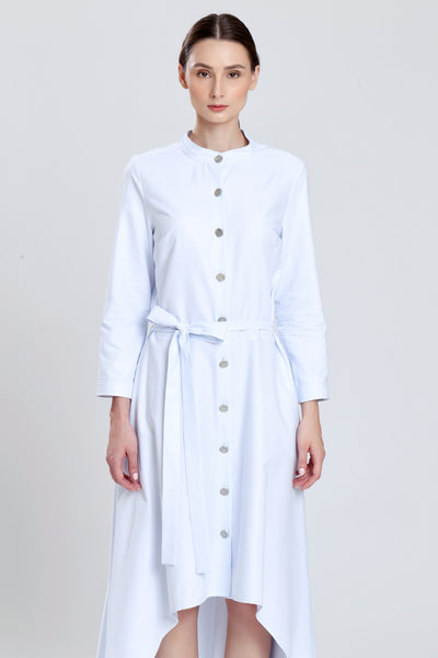 Delambre Uneven Shirt Dress